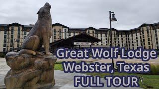 FULL Tour of the new Great Wolf Lodge in Webster, Texas | August 2024