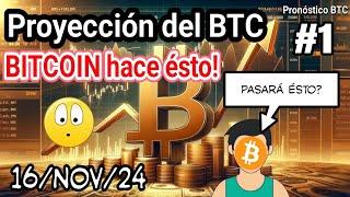 BTC toma está PROYECCIÓN | Pronóstico Bitcoin Hoy