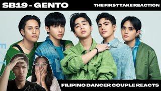 FILIPINO DANCER COUPLE reacts to SB19 - GENTO / THE FIRST TAKE | TAGALOG