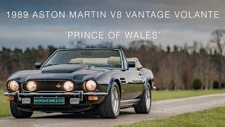 1989 Aston Martin V8 Vantage Volante 'Prince of Wales' - Nicholas Mee & Co, Aston Martin Specialists