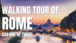 Walking tour of Rome Italy - Day One of 3 - (July 2020) Rome with few  tourists