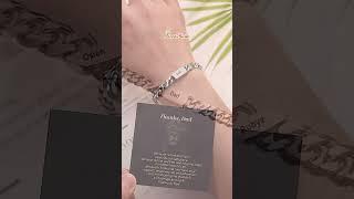 Best Father’s Day Gift Idea 2025  | Personalised Cuban Link Bracelet for Men