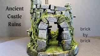 Ancient Castle Ruins in the Forest | Tabletop/D&D Terrain