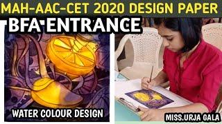 2D Design for MAH-AAC CET ( Bfa entrance exam) design paper 2020.