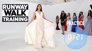 Runway Walk Training | Modeling Class On How To Catwalk In Heels