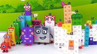 Learn Counting 1 to 20 with Numberblocks Mathlink Cube Activity Toy #counting