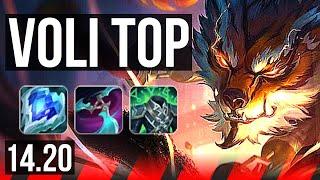 VOLIBEAR vs TRUNDLE (TOP) | 500+ games, Dominating | KR Diamond | 14.20