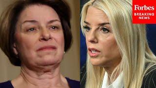 Amy Klobuchar Presses Pam Bondi About Kash Patel, Plans For DOJ At Senate Confirmation Hearing