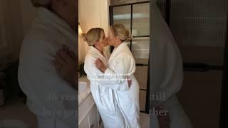 Lesbian couple perks Getting ready together after 16 years of being a couple! #coupleshorts #wlw