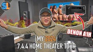 7.4.4 Home Theater Tour! Denon A1H is a MONSTER  WATCH TILL THE END 