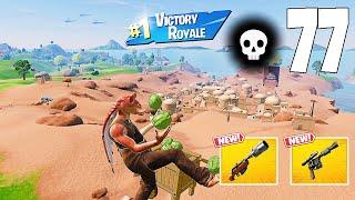 77 Elimination Solo Vs Squads "Zero Build" Gameplay Wins (NEW Fortnite Chapter 6 PC)