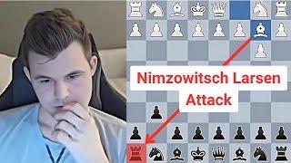 Carlsen’s Tactical Tricks Against the Nimzowitsch-Larsen Attack!