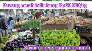 PASAR GROSIR SAYUR DAN BUMBU DAPUR//PASAR KEPUTRAN SURABAYA