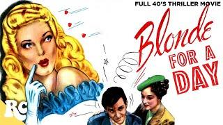 Blonde For A Day | Full Classic Thriller Movie In HD | English Movie | Hugh Beaumont