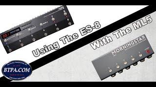 Using the Boss ES-8 and Morningstar ML5