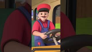 Wheels On The Bus Go Round and Round | Nursery Rhymes & Kids Songs | NuNu Tv  #babysongs #rhymes