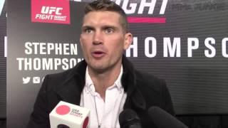 Stephen 'Wonderboy' Thompson says it's 'weird' fighting friend Rory MacDonald