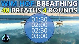 Wim Hof Guided Breathing Session - 4 Rounds Advanced No Talking New Version