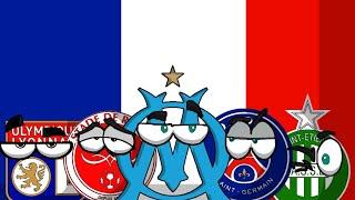 os 5 maiores times da França! #futebol