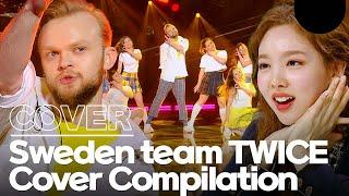 Perfect expressions, perfect cuteness! Sweden's Twice Cover dance!