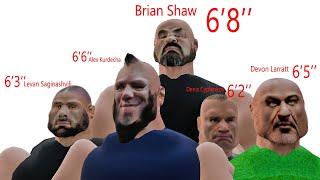 Brian Shaw Compared to the BIGGEST Armwrestlers (He's Bigger)