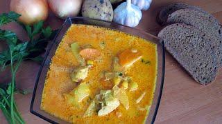 Как приготовить самый вкусный суп - кукурузный суп (Субтитры)