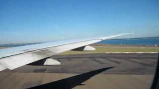 Delta Flight DL16 departing Kingsford Smith Airport Sydney, Australia