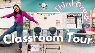 THIRD GRADE CLASSROOM TOUR / seventh year teacher & class organization, realistic mid year 2023 tour