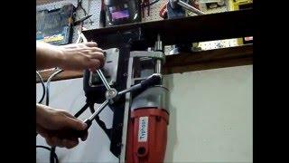 BRM-35 Magnetic Drill Typhoon by BLUEROCK Tools Demonstration