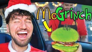 Trying WEIRD Holiday Drive-Thru Items