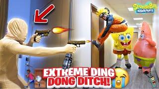 EXTREME DING DONG DITCH Part 18!! | COLLEGE EDITION *GONE WRONG*