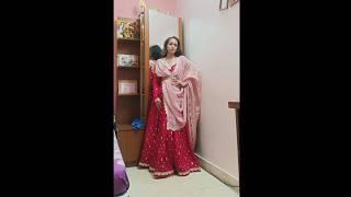 Dupatta Draping Style For Lehenga | Kaveri Kotadia #dupattadraping #shorts #lehengacholi