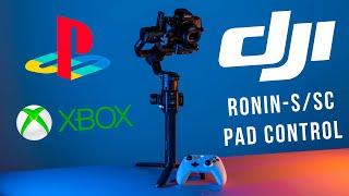 DJI Ronin-S & Ronin-SC XBOX PS4 controller pad UPDATE... THIS is AWESOME!