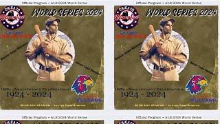 ALB World Series: Game 4: Atlanta Vulcans @ Chicago Blue Sox // October 30, 2024 [ESPN]