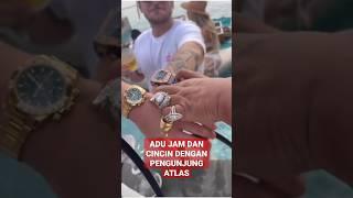 HOTMAN ADU JAM DAN CINCIN DENGAN PENGUNJUNG ATLAS #shorts