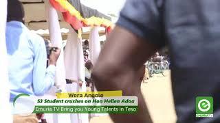 Amuria Secondary Student falls in love with Toto Minister and Sings for her a song