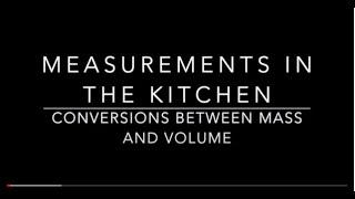 Kitchen Conversions