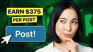 EARN $375 PER POST With This FREE AI Writing Tool (Make Money Online Easy)