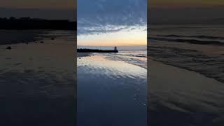 Nairn beach at sunset