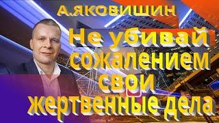 Андрей Яковишин. Не убивай сожалением свои жертвенные дела