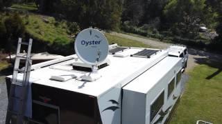 Oyster Automatic Aligning Satellite Dish For VAST Digital Television Reception