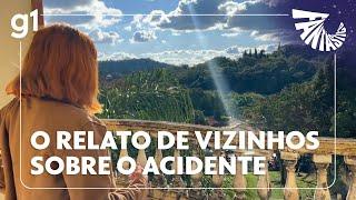 Vizinhos relatam como foi momento da queda de avião que deixou 62 mortos em Vinhedo | FANTÁSTICO