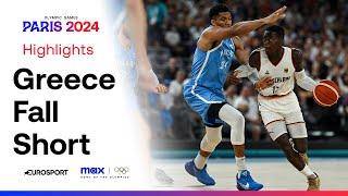 Germany vs Greece | Dennis Schroder Delivers!  | Men's Quarter-Final #Paris2024 #Olympics