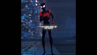 "That was part of the move" | Miles Morales Edit