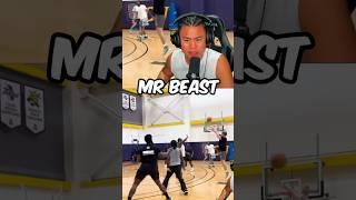 MR BEAST CAN LOWKEY HOOP  #shorts #mrbeast #basketball