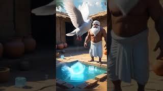 A Pigeon Plants a Magical Ice Tree For The Farmer #shorts #stories #storytime