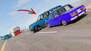 BeamNG Drive - High Speed Merging Fails