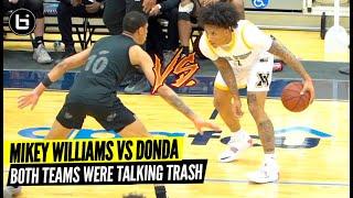 Mikey Williams VS Rob Dillingham Got HEATED! Donda vs Vertical Academy!