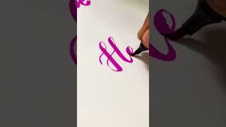 Best way to use Brush pens for beginners#calligraphy #brushpen #camlin #stationary #brushpentutorial