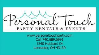 Party Equipment Rental Service in Lancaster, OH | Personal Touch Party Rentals & Events